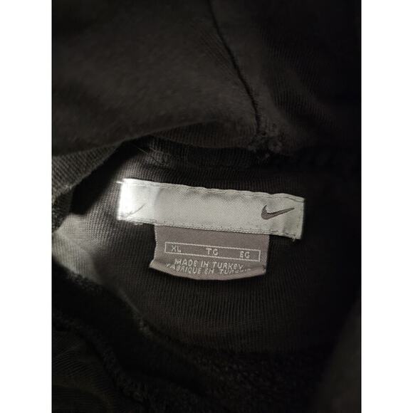 VTG Y2K Nike Silver Tag Vintage Sweatshirt Center Spellout Mens XL Faded Black - Picture 7 of 10